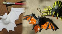 DIY – Decopatch Spinne und Fledermaus