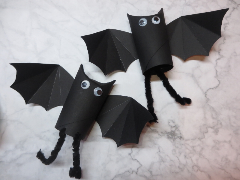 DIY – Klorollenfledermaus | HOBBYmade Bastelbedarf