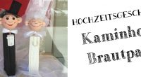 DIY – Kaminholz-Brautpaar