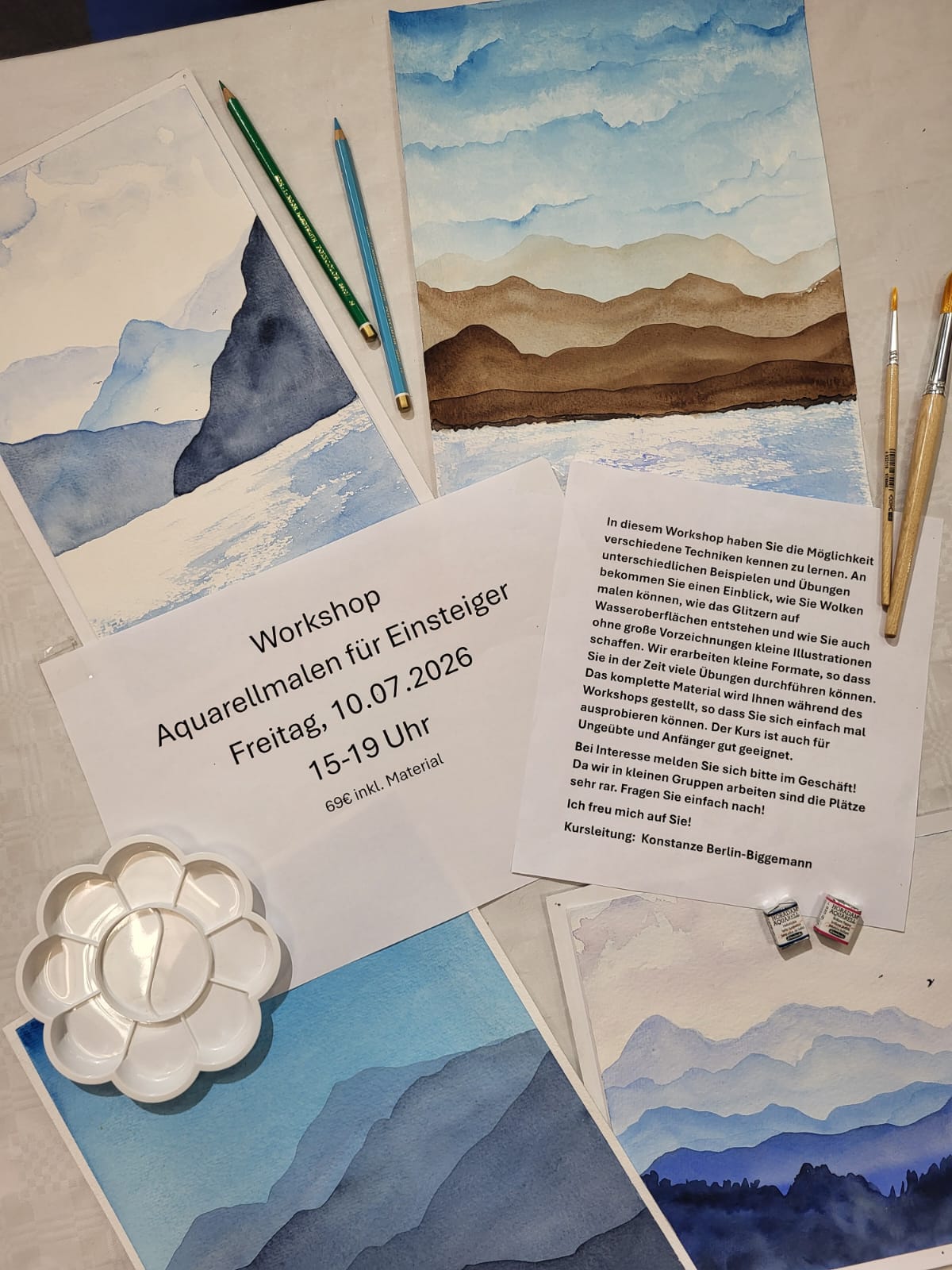 Workshop Aquarellmalen für Einsteiger